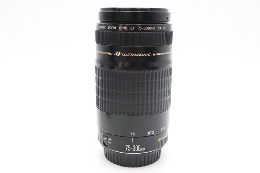 Canon 75-300mm Lens EF F4-5.6 USM, Ultrasonic Zoom,Telephoto, Good Condition