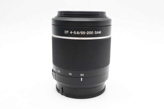 Sony 55-200mm F4-5.6 Lens, SAL55200, Telephoto Sony for A-Mount, V. G. REFURB.