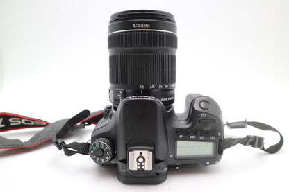 Canon 70D DSLR Camera 20.2MP with 18-135mm STM Shutter C. 14745 Good REFURBISHED