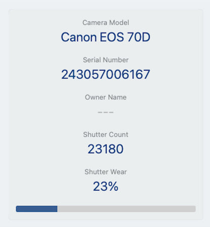 Canon 70D DSLR Camera 20.2MP Body Only, Shutter Count 23180, Good Condition