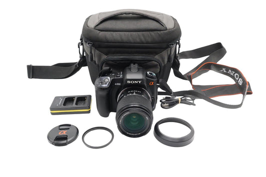 Sony Alpha A300 Camera 10.2MP DSLR with Sony 18-70mm Lens, Good REFURBISHED
