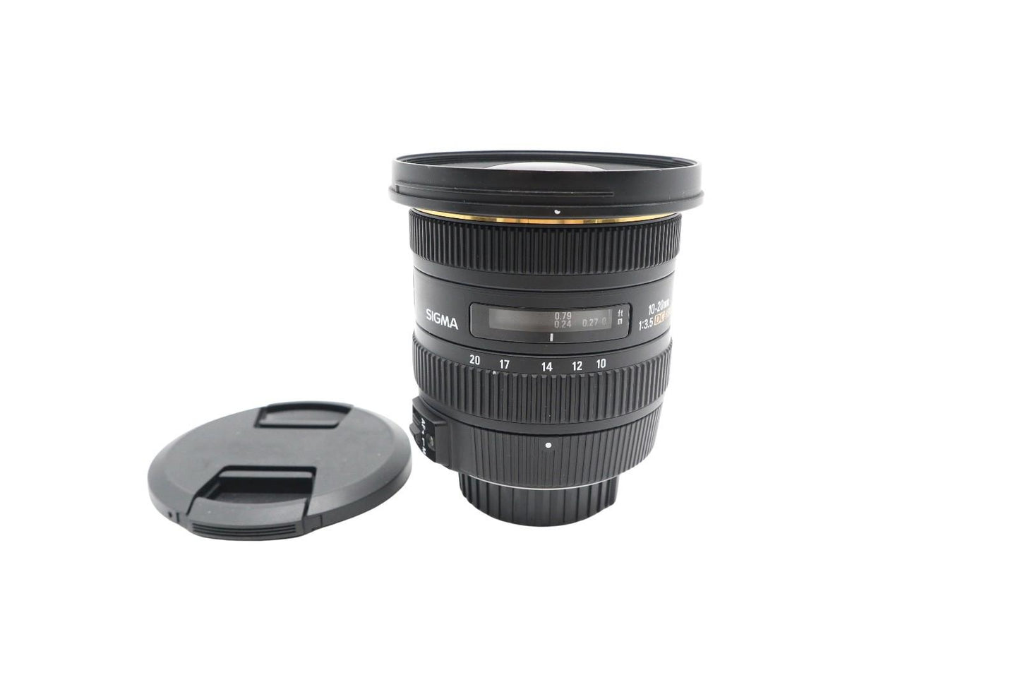 Sigma 10-20mm Lens f/3.5 EX HSM DC, Wide Angle Lens For Nikon, V. G. REFURBISHED