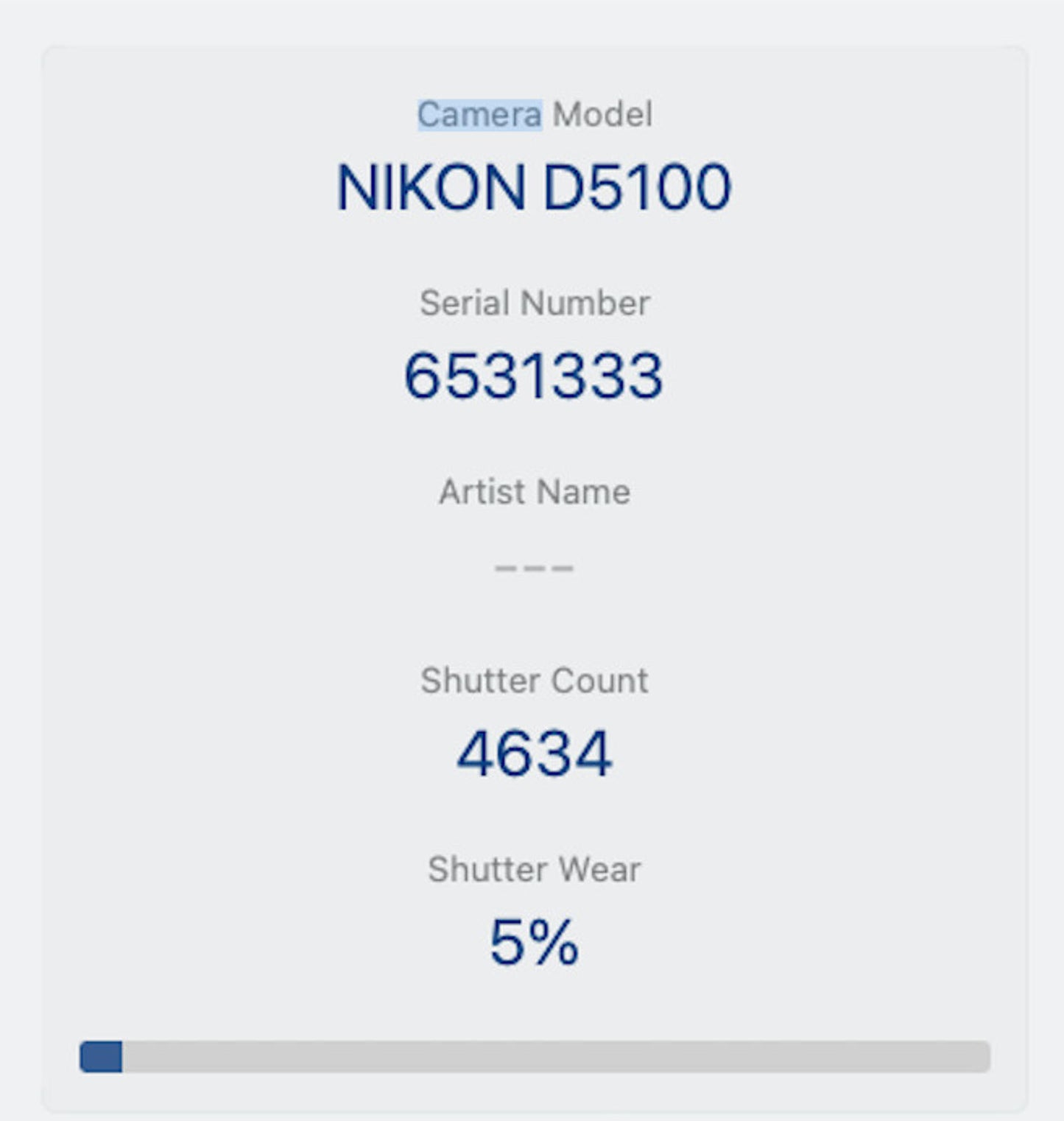 Nikon D5100 DSLR Camera 16.2MP with 18-55mm, Shutter Count 4634 Good REFURBISHED