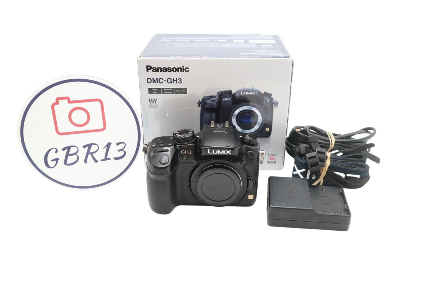 Panasonic GH3 Mirrorless Camera 16MP Body Only, Shutter Count 1971, Good Cond.