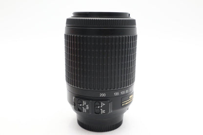 Nikon Nikkor 55-200mm Lens F/4-5.6 AF-S DX VR ED Stabilised, V. Good REFURBISHED