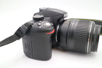 Nikon D3200 DSLR Camera + 18-55mm Lens | Very Good Refurbished | 12M Warranty UK