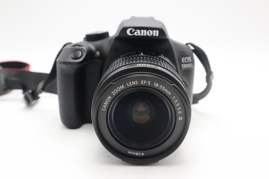 Canon 1300D DSLR Camera 18.0MP with 18-55mm Shutter Count 10348 Good REFURBISHED