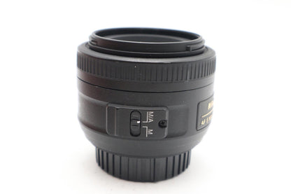 Nikon 35mm Prime Lens F1.8G AF-S DX SWM Very Sharp Portrait, Good REFURBISHED