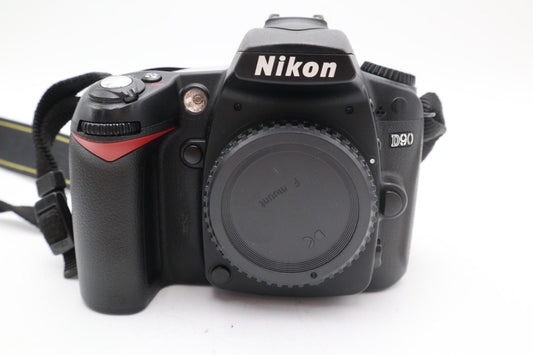 Nikon D90 DSLR Camera 12.3MP Body Only, Shutter Count 13 %, Fair Condition