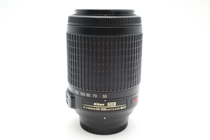 Nikon Nikkor 55-200mm Lens F/4-5.6 AF-S DX VR ED Stabilised, Good Condition