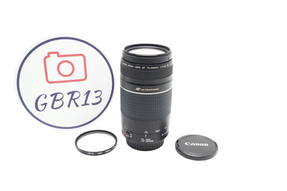 Canon 75-300mm F/4-5.6 III USM EF AF Telephoto Lens, Full Frame, Good Condition