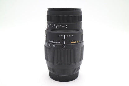 Sigma 70-300mm Telephoto Lens f/4-5.6 DG Zoom Macro for Sony, Fair Condition