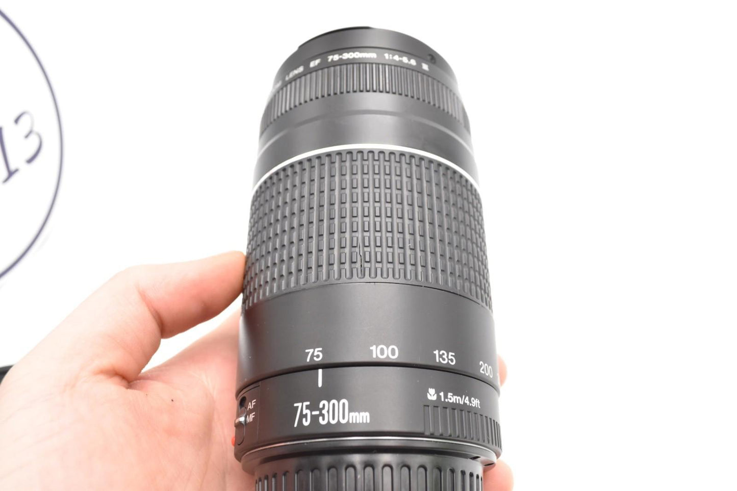 Canon 75-300mm F/4-5.6 III EF AF Telephoto Lens, Full Frame, Good Condition