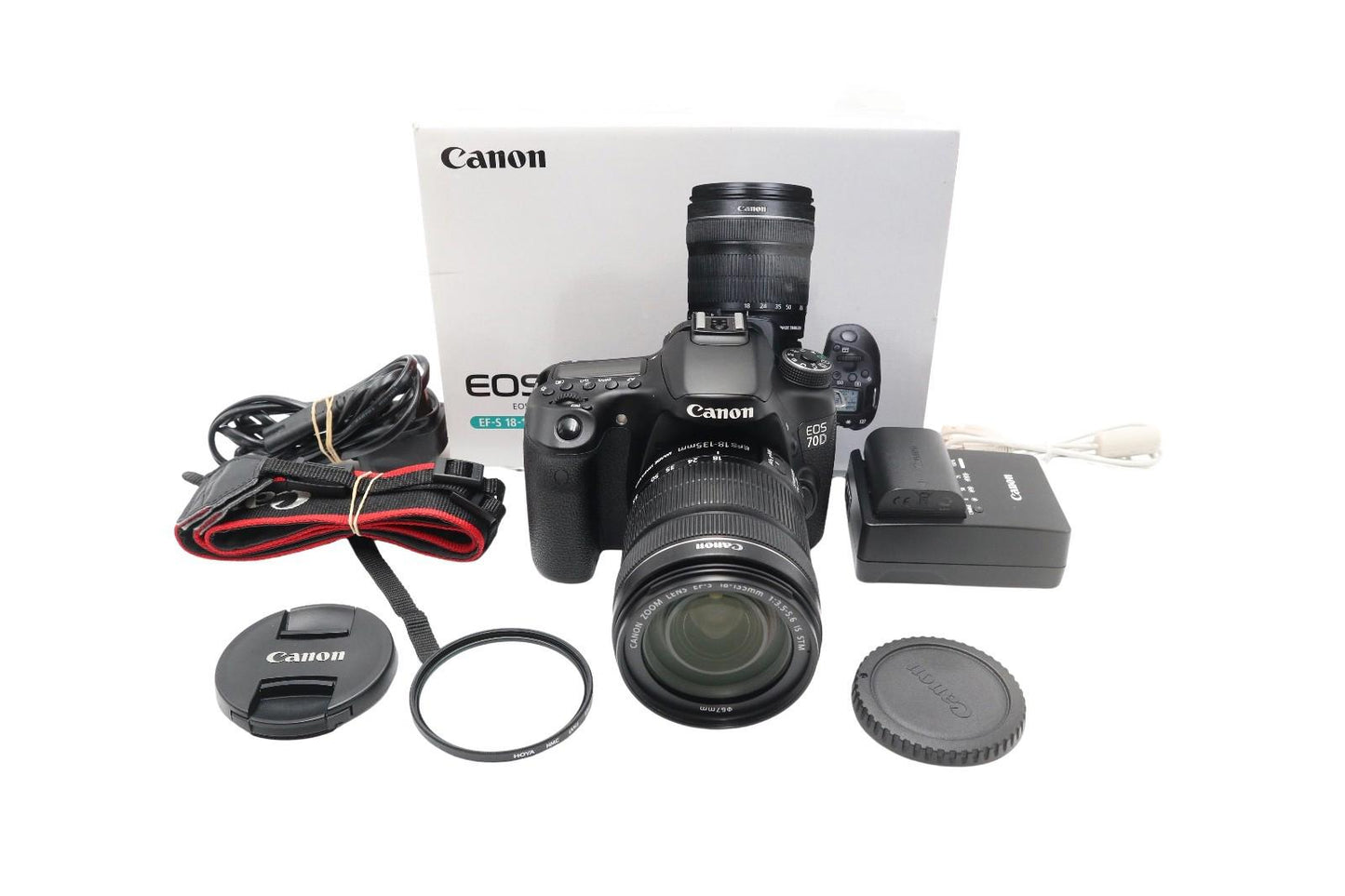 Canon 70D DSLR Camera 20.2MP with 18-135mm IS STM Shutter Count 5442 REFURBISHED