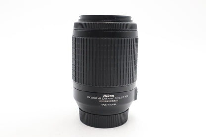 Nikon Nikkor 55-200mm Lens F/4-5.6 AF-S DX VR ED Stabilised, Good REFURBISHED