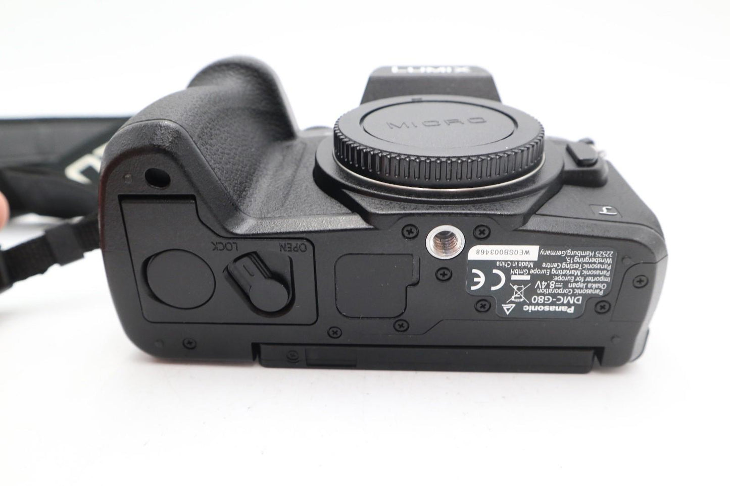 Panasonic G80 4K Mirrorless Camera 16MP Body Only Shutter Count 491, REFURBISHED