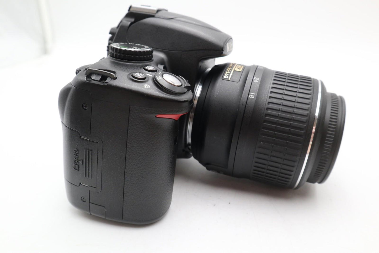 Nikon D5000 DSLR Camera 12.3MP Kit with 18-55mm Shutter Count 10063, REFURBISHED