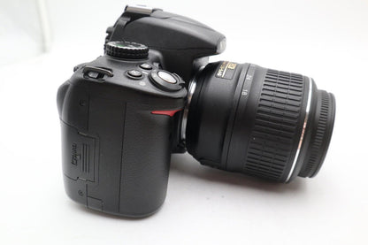 Nikon D5000 DSLR Camera 12.3MP Kit with 18-55mm Shutter Count 10063, REFURBISHED