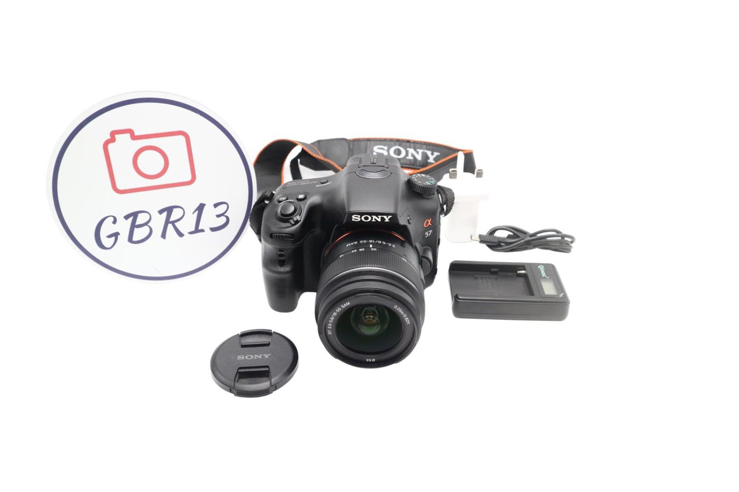 Sony Alpha A57 Camera DSLR 16.1MP with 18-55mm, Shutter C. 3590 Good REFURBISHED