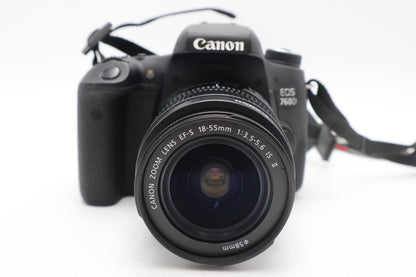 Canon 760D Camera DSLR 24.2MP with 18-55mm, Shutter Count 5212, Good REFURBISHED