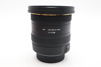 Sigma 10-20mm Lens f/3.5 EX HSM DC, Wide Angle Lens For Nikon, V. G. REFURBISHED