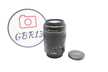 Canon 55-200mm Telephoto Lens f/4.5-5.6 II USM EF, Full Frame, Good Condition