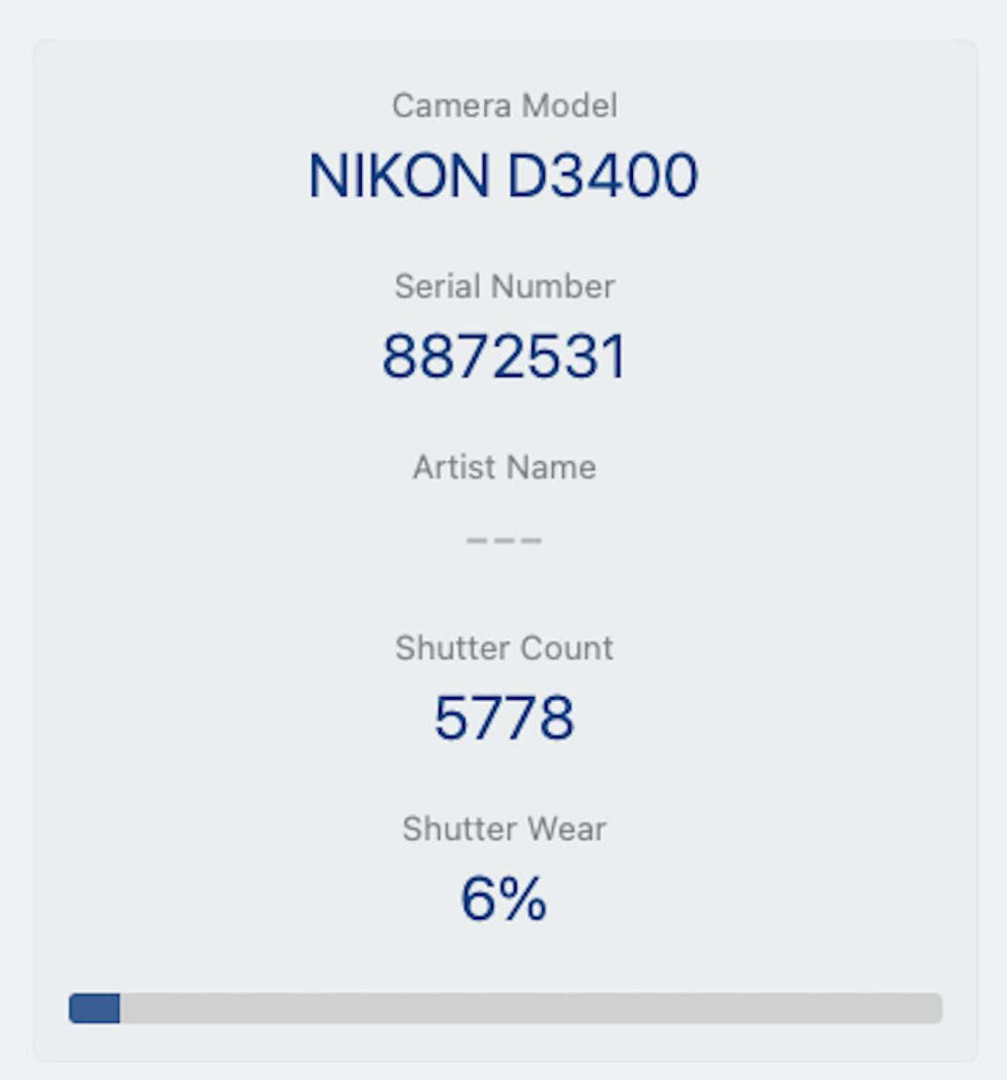 Nikon D3400 DSLR Camera 24.2MP with 18-55mm, Shutter Count 5778, Good Condition