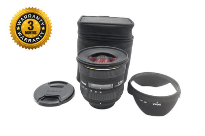 Sigma 10-20mm Lens F4-5.6 EX HSM DC AF Wide Angle for Nikon DX, Good REFURBISHED