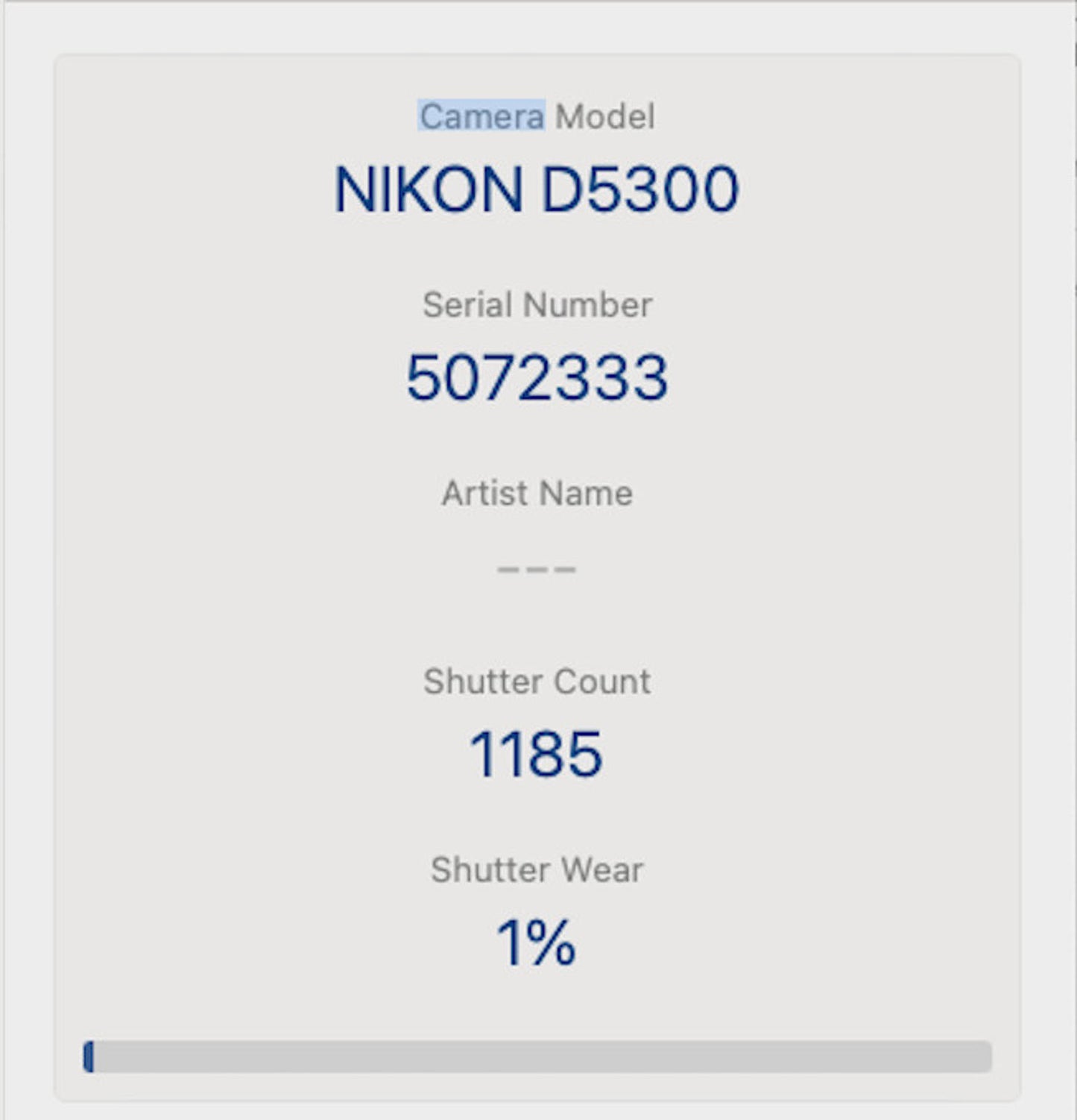 Nikon D5300 24.2MP Camera DSLR with 18-55mm Lens, Shutter Count 3150, VG. REFURB