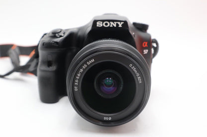 Sony Alpha A57 Camera DSLR 16.1MP with 18-55mm, Shutter Count 13258, REFURBISHED