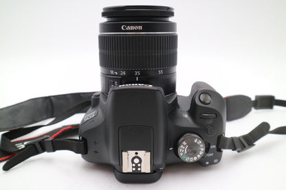 Canon 2000D DSLR Camera 24.1MP with 18-55mm, Shutter Count 302 REFURBISHED