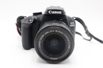 Canon 4000D Camera DSLR 18.0MP with 18-55mm, Shutter Count 746 GOOD REFURBISHED