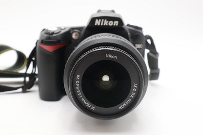 Nikon D90 DSLR Camera 12.3MP with 18-55mm, Shutter Count 32%, Good Condition