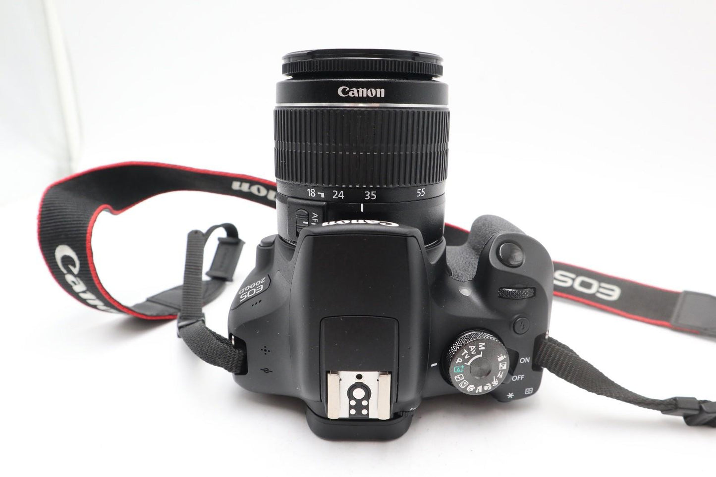 Canon 2000D DSLR Camera 24.1MP with 18-55mm, Shutter Count 2204 Good REFURBISHED