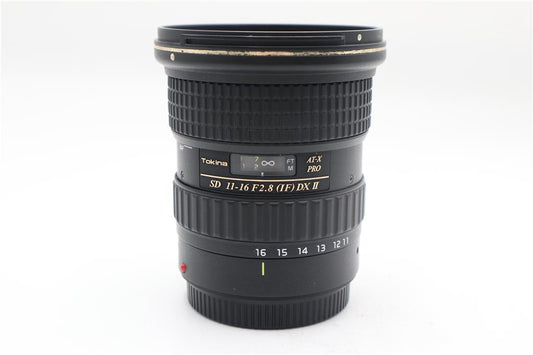 Tokina 11-16mm Super-Wide-Angle Lens f/2.8 DX AT-X Pro II for Canon, Good Cond
