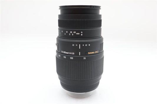 Sigma 70-300mm Telephoto Lens f/4-5.6 DG Zoom Macro for Sony, Fair Condition