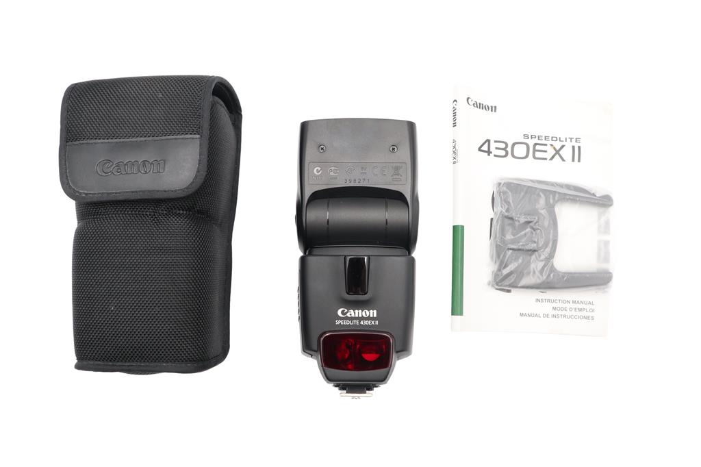 Canon Speedlite 430EX II Flash, Shoe Mount, E-TTL II, E-TTL, Very Good Condition