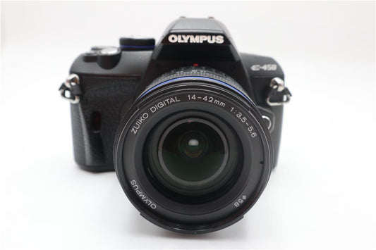Olympus E-450 DSLR Camera 10.0MP with 14-42mm Lens, Good Condition