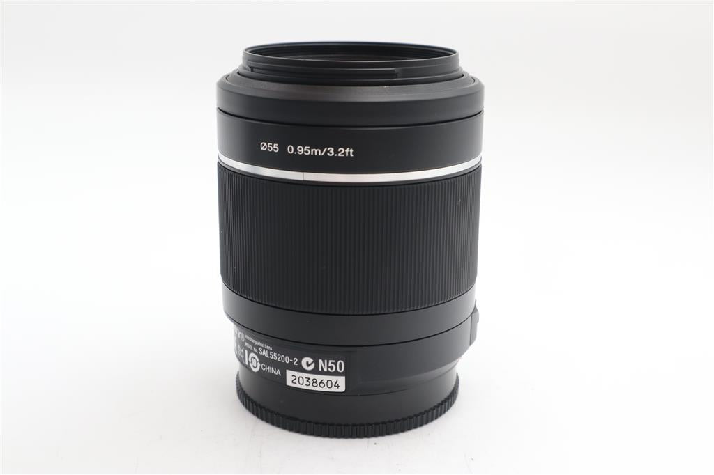 Sony 55-200mm F4-5.6 Lens, SAL55200-2, Telephoto Sony for A-Mount, V. G. REFURB.