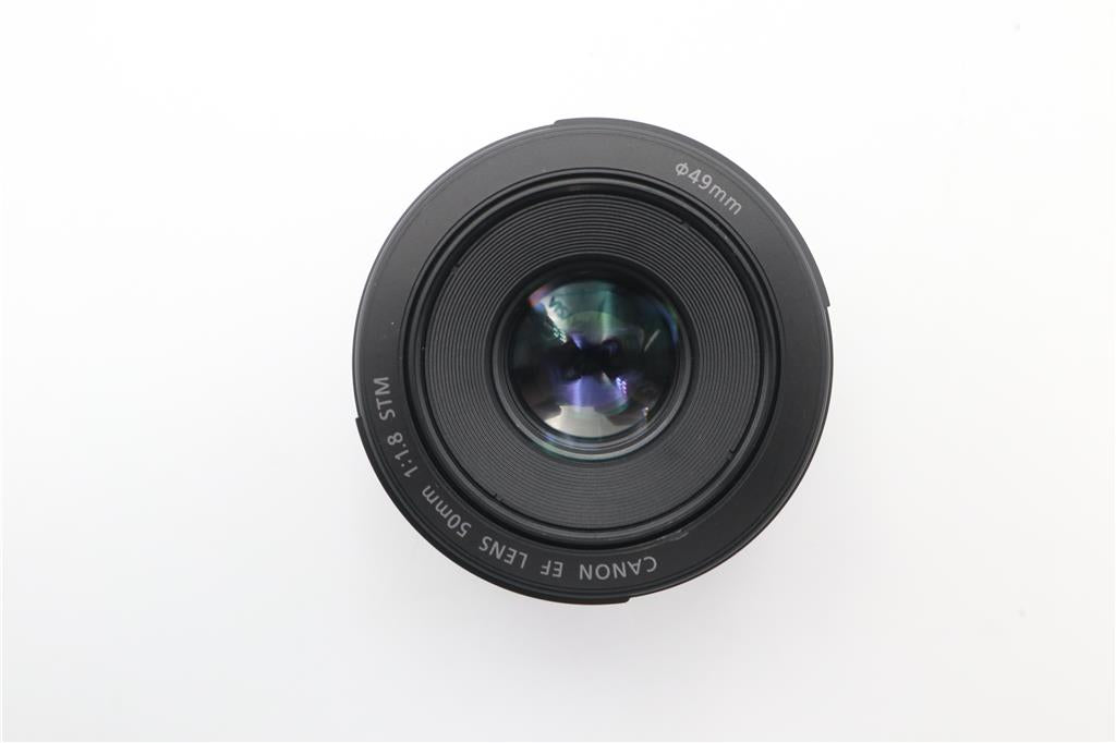 Canon 50mm Prime Lens f/1.8 STM EF Sharp, Portrait, Full Frame, Exc. REFURB.