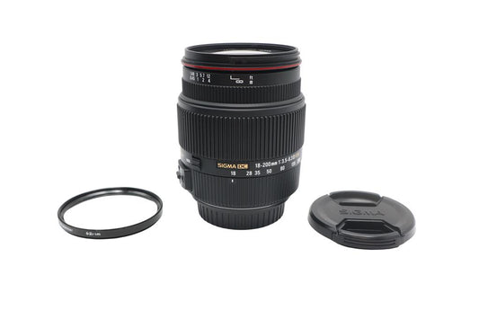 Sigma 18-200mm All-Around Lens f3.5-6.3 DC OS II Stabilised for Canon, V.G. Cond