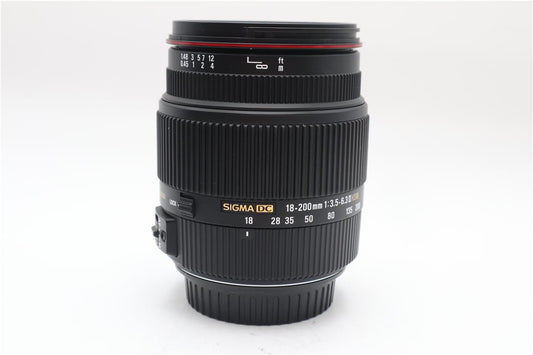 Sigma 18-200mm All-Around Lens f3.5-6.3 DC OS II Stabilised for Canon, V.G. Cond