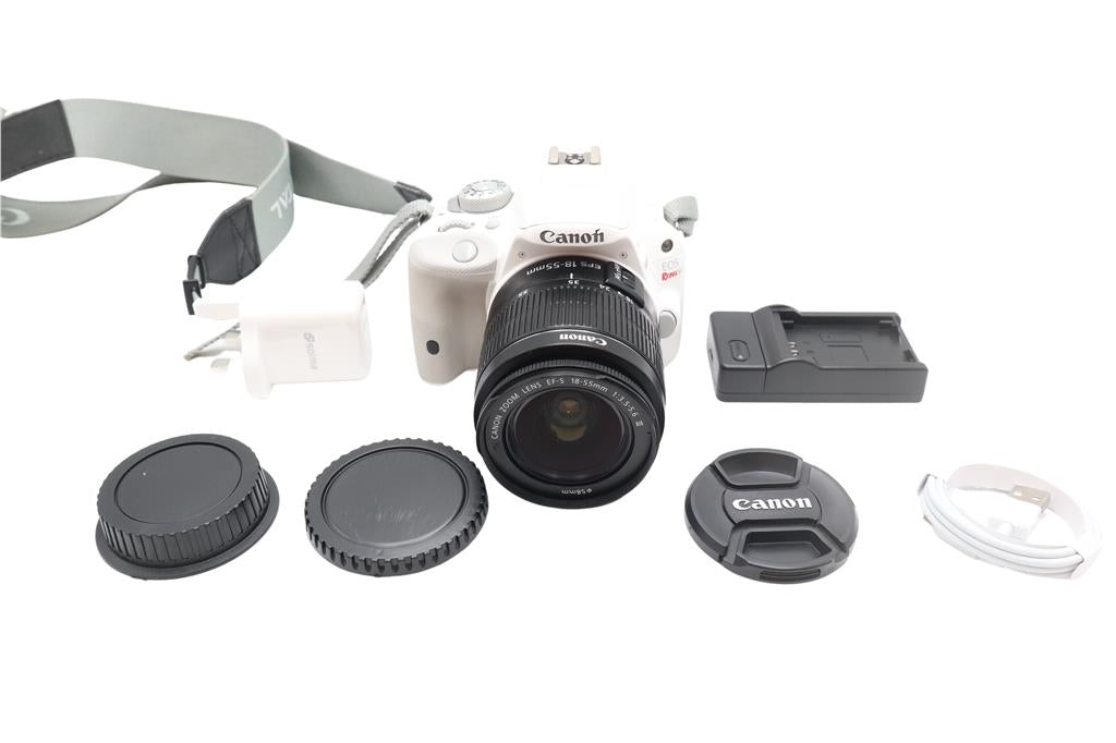 Canon 100D DSLR Camera 18MP with 18-55mm Shutter Count 7688, Very Good Condition