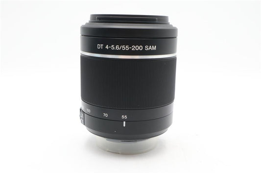 Sony 55-200mm F4-5.6 Lens, SAL55200-2, Telephoto Sony for A-Mount, V. G. REFURB.