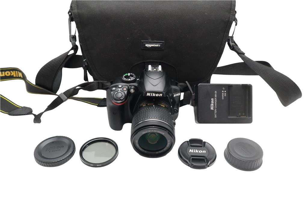 Nikon D3400 DSLR Camera 24.2MP with 18-55mm, Shutter Count 16841, Very Good Cond