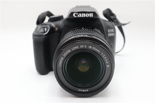 Canon EOS 1300D DSLR Camera 18.0MP with Canon 18-55mm f3.5-5.6 III Lens