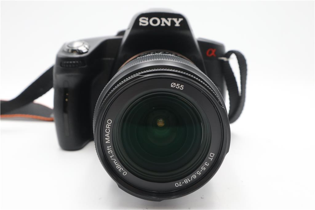 Sony A390 DSLR Camera 14.2MP with 18-70mm, Shutter Count 593, V. Good Condition