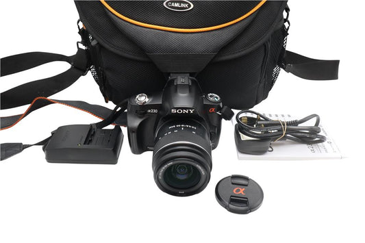 Sony Alpha A230 Camera DSLR 10.2MP with 18-55mm, Shutter Count 3416, Good Cond.