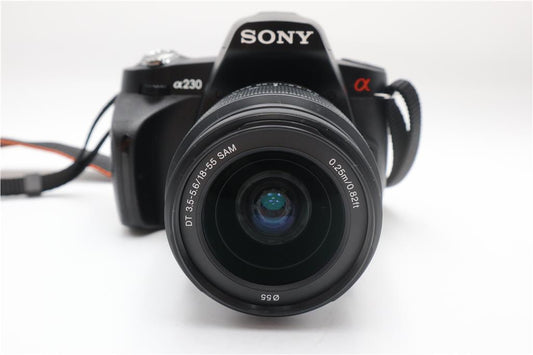 Sony Alpha A230 Camera DSLR 10.2MP with 18-55mm, Shutter Count 3416, Good Cond.