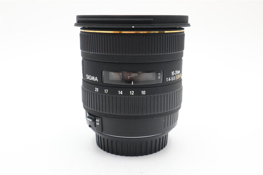Sigma 10-20mm Lens f/3.5 EX HSM DC, Wide Angle For Canon, Very Good Condition